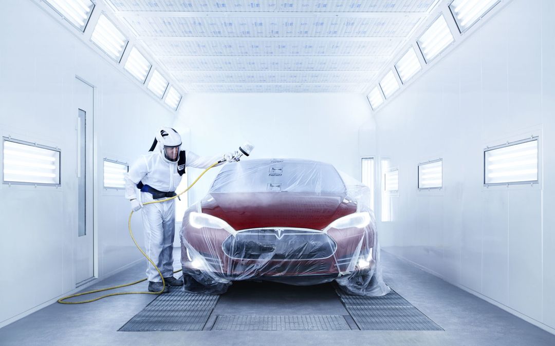 Werkplaats van een ABS Autoherstel-vestiging